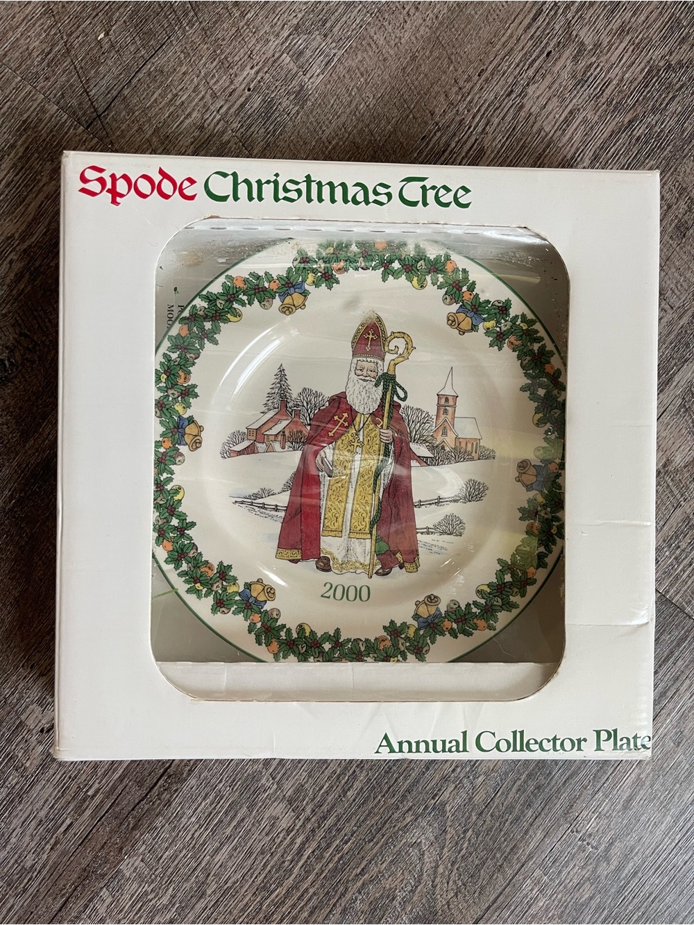 Spode 2000 Collector Plate Santas Around the World